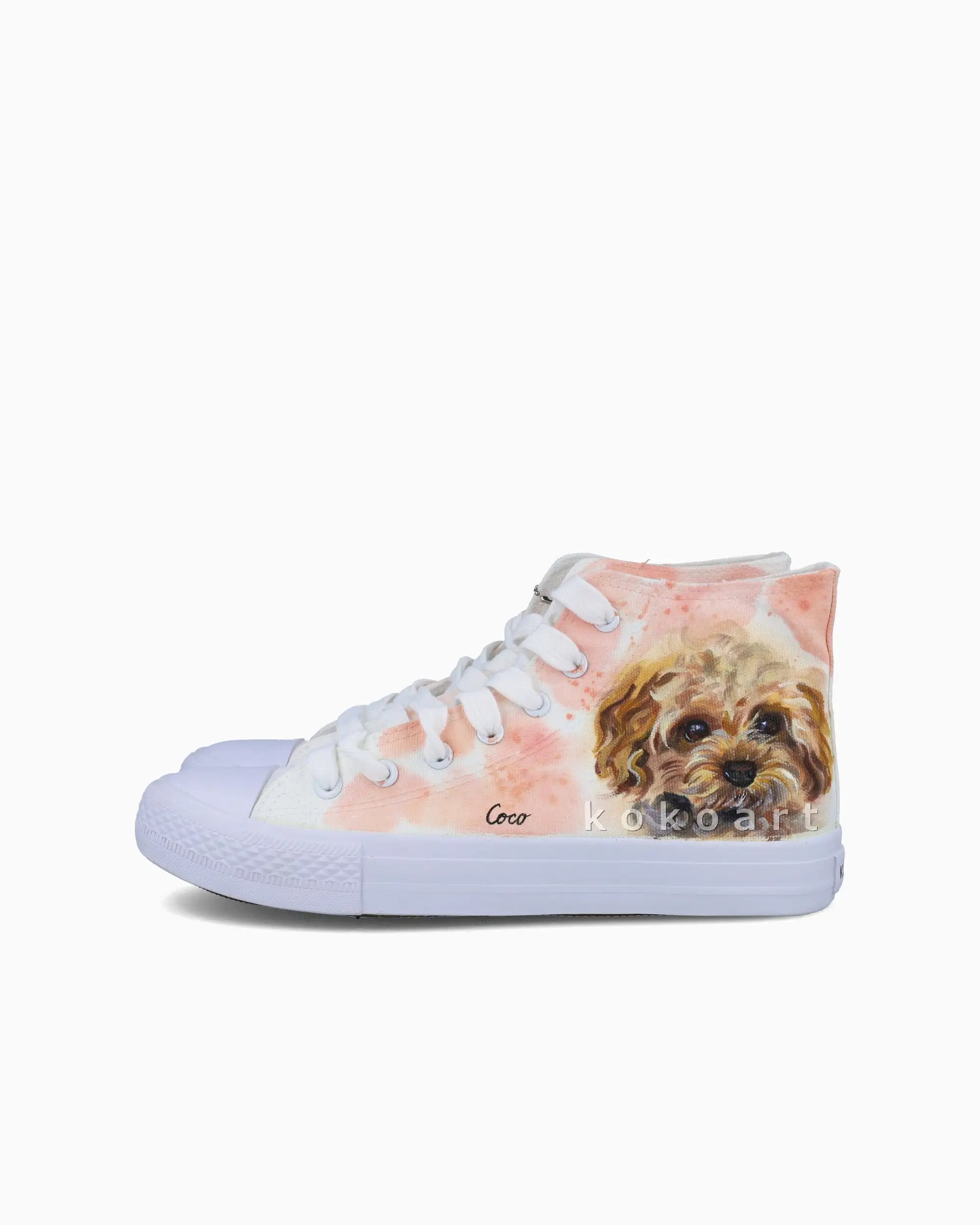 Pet Portrait Hand Painted Shoes