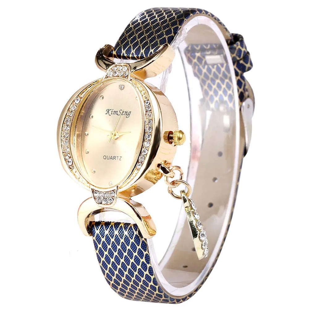 Popular Style Watches Women Star Moon Pendant Bracelet Clocks leather watch vintage relogio women dress gold watches