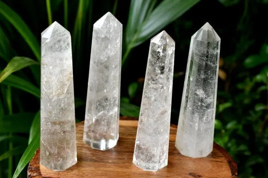 Quartz Obelisk Tower Point - Crystal Point, Healing Crystal Tower Point