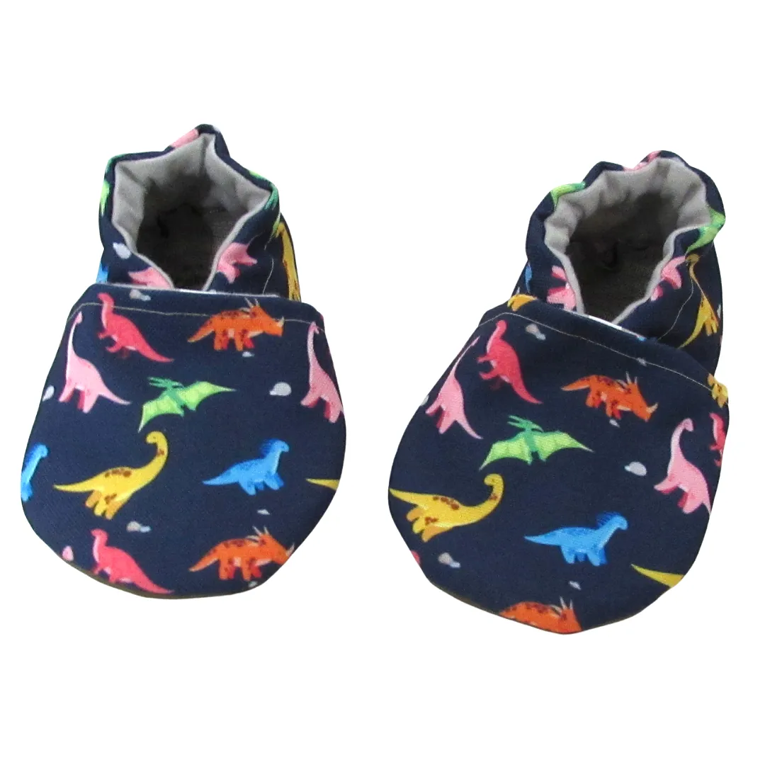 Rainbow Dino Baby Shoes