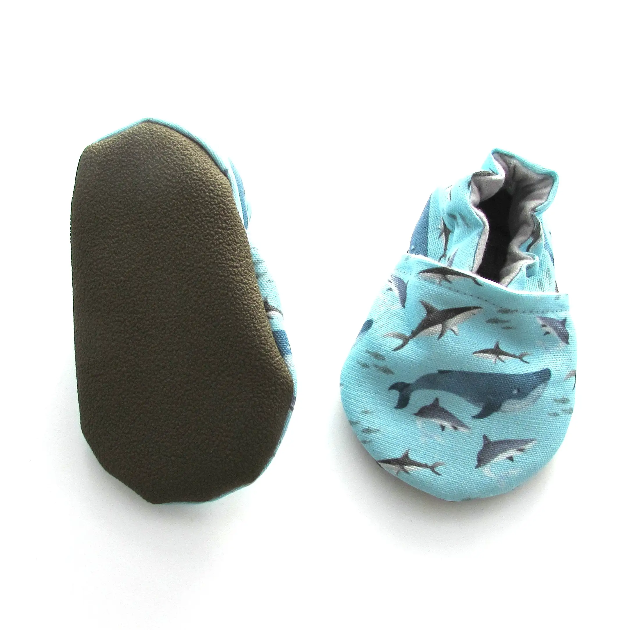 Sharks Eco-Canvas Baby Shoes