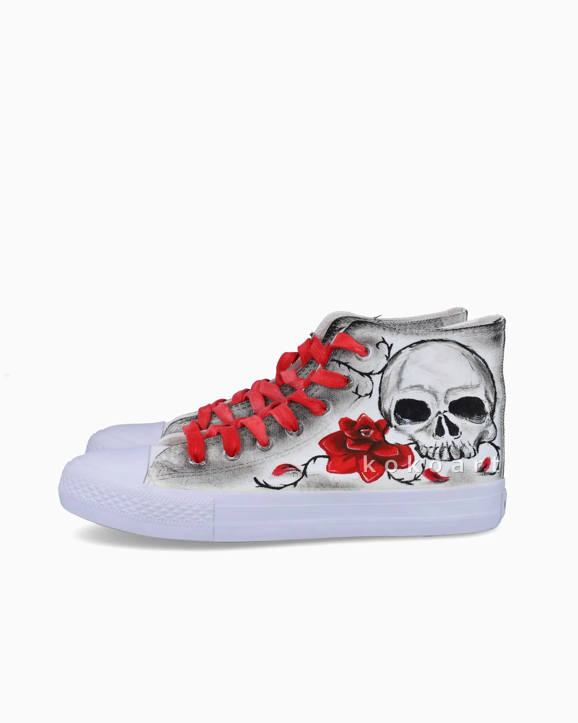 Skulls Hand Painted Shoes