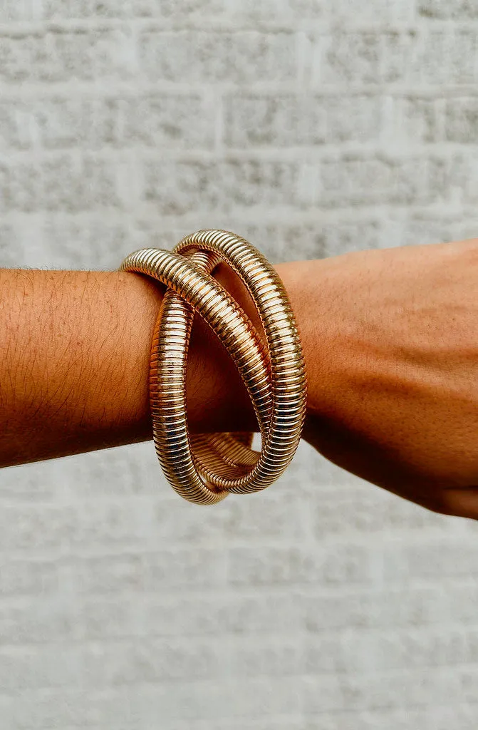 STACK CITY BEADZ THE COBRA TRIPLE STACK BANGLE