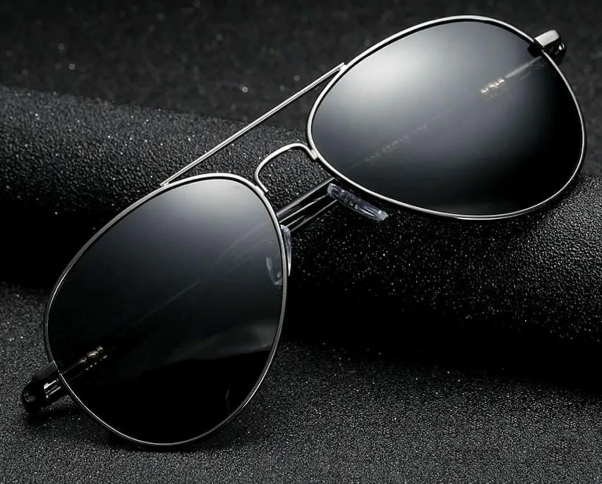 sunglasses Pilot JEWELRY &amp; WATCHES - AVIATOR - Metal Retro - D3_black  -  Metal-shop