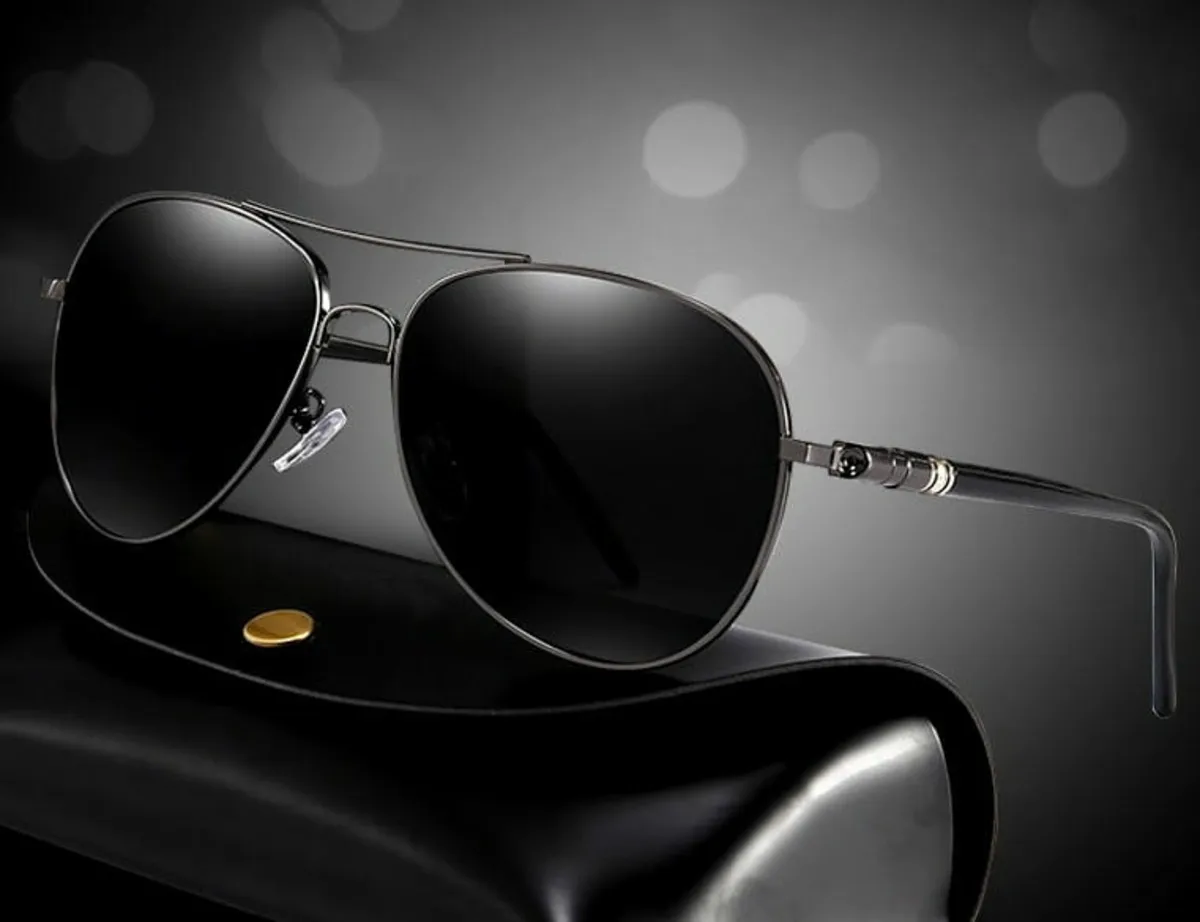 sunglasses Pilot JEWELRY &amp; WATCHES - AVIATOR - Metal Retro - D3_black  -  Metal-shop