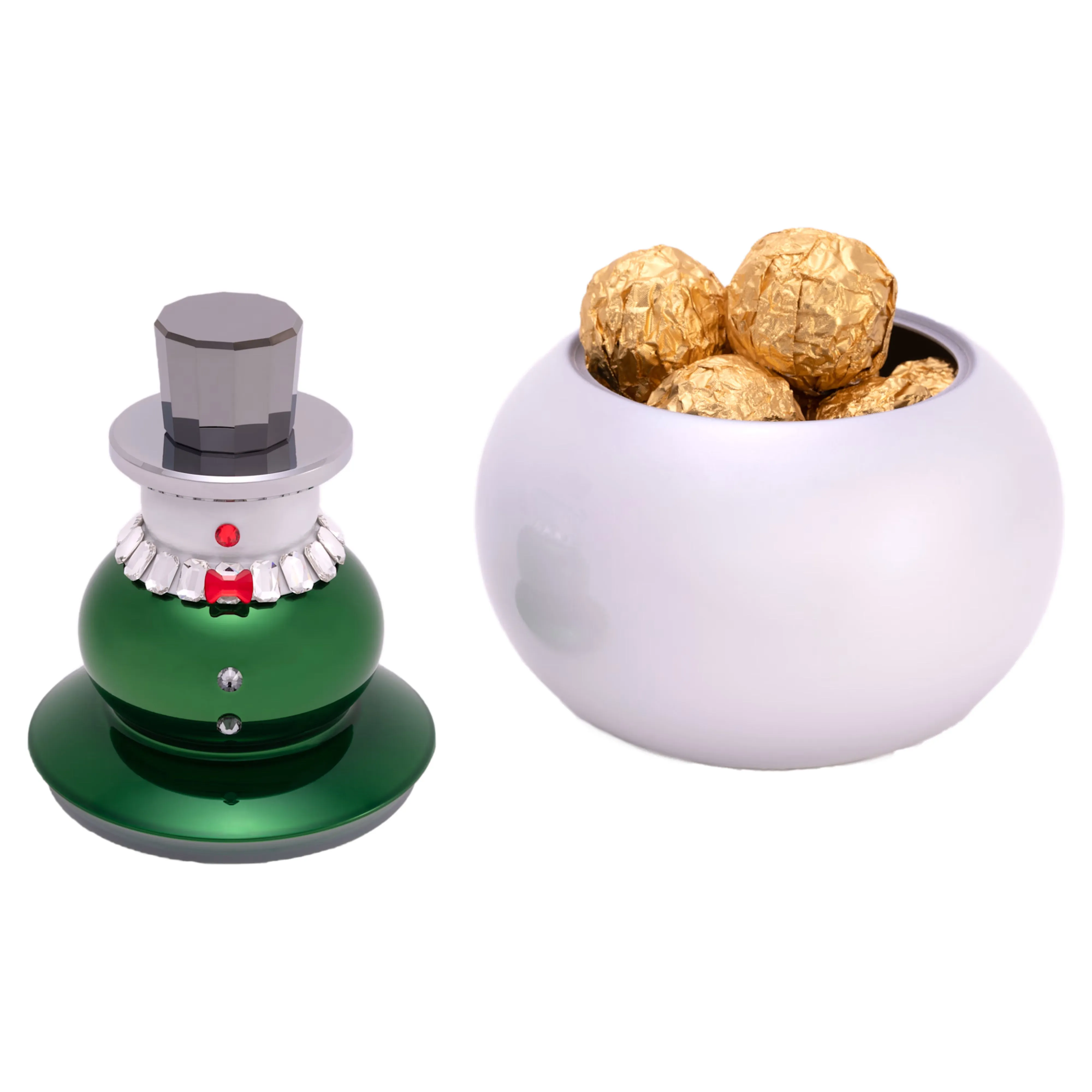 Swarovski Holiday Cheers Snowman Candy Bowl -5610000