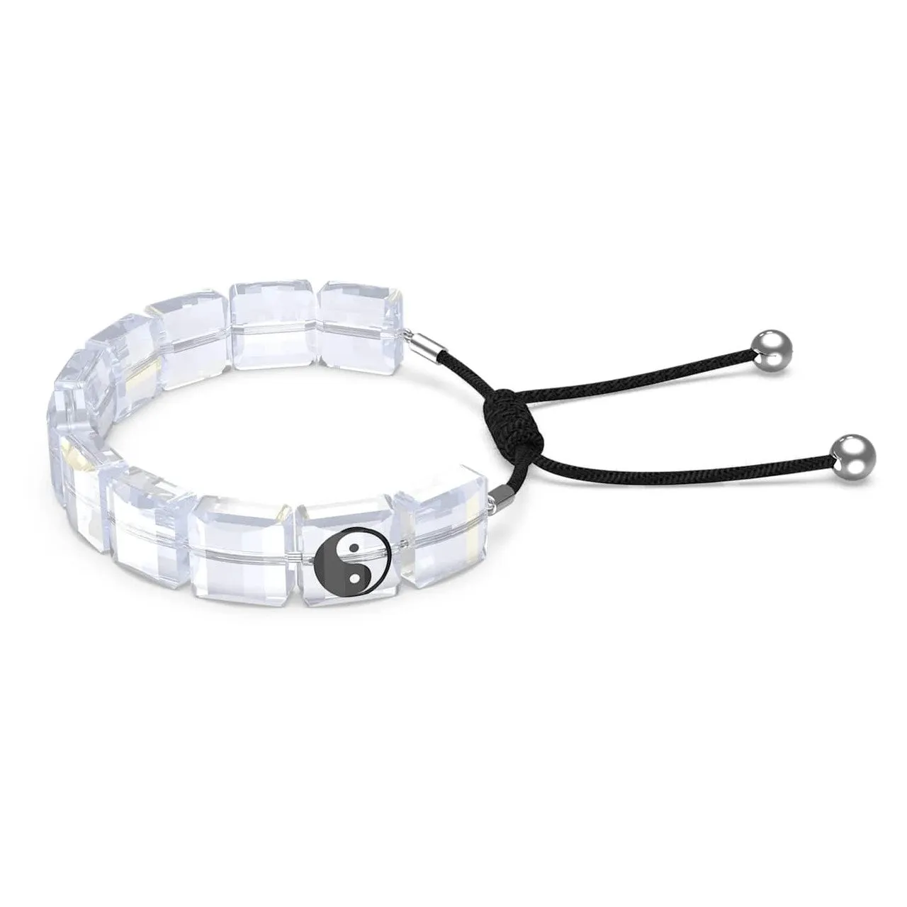 Swarovski Letra Bracelet YIN YANG, White, Rhodium Plated - 5614979