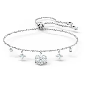 Swarovski Magic Bracelet Snowflakes, White, Rhodium Plated -5576695