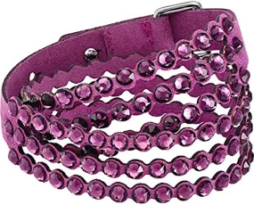 Swarovski Power Collection Slake Bracelet, Adjustable, Purple -5511699