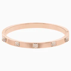 Swarovski Tactic Rose Gold-Tone Bangle Bracelet