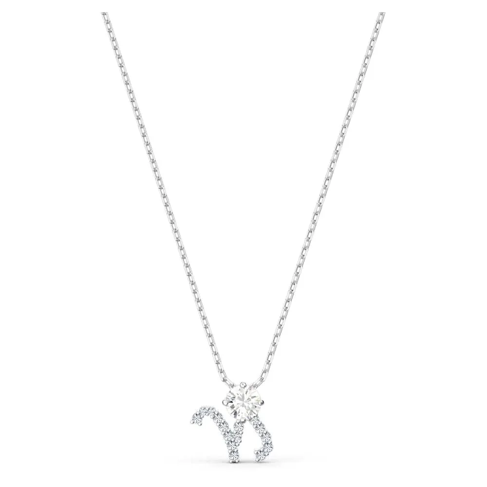 Swarovski Zodiac II Pendant Necklace, CAPRICORN, White, Mixed Metal Finish -5563892