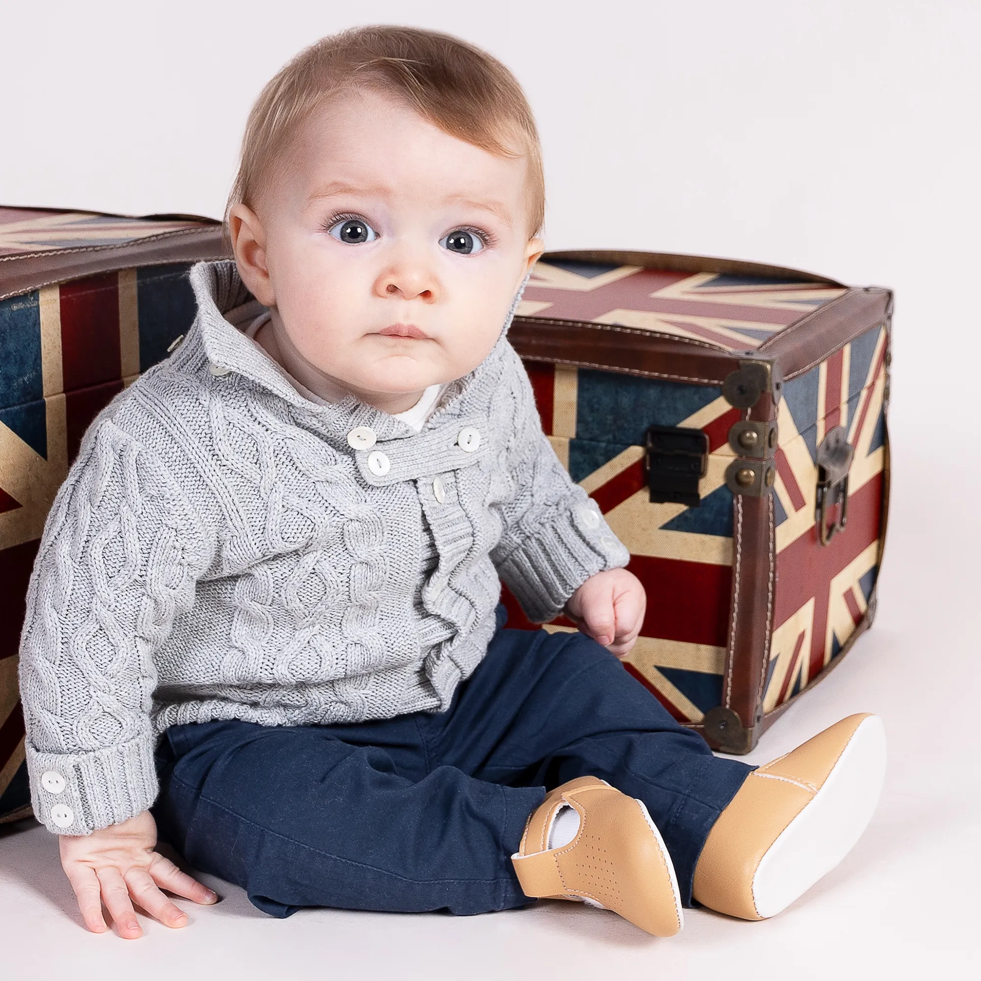 Tan Pre-Walker Baby Shoes