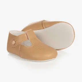 Tan Pre-Walker Baby Shoes