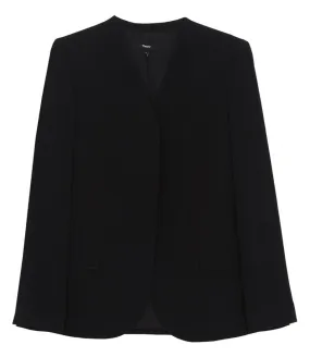 THEORYCOLLARLESS BLAZER IN GOOD WOOL