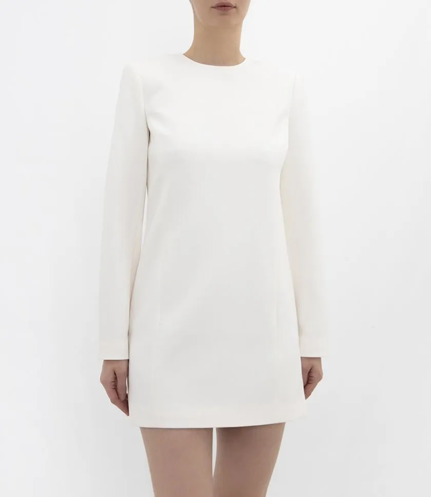 THEORYMINI TUNIC DRESS IN CREPE