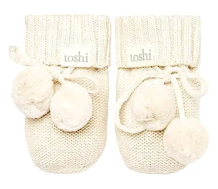 Toshi Organic Booties Marley Cream