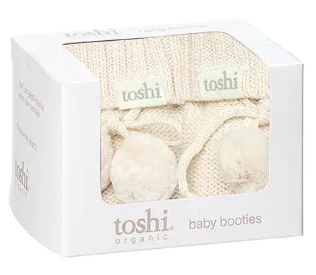 Toshi Organic Booties Marley Cream