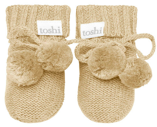 Toshi Organic Booties Marley Driftwood