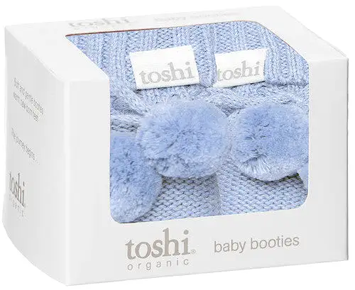 Toshi Organic Booties Marley Seabreeze