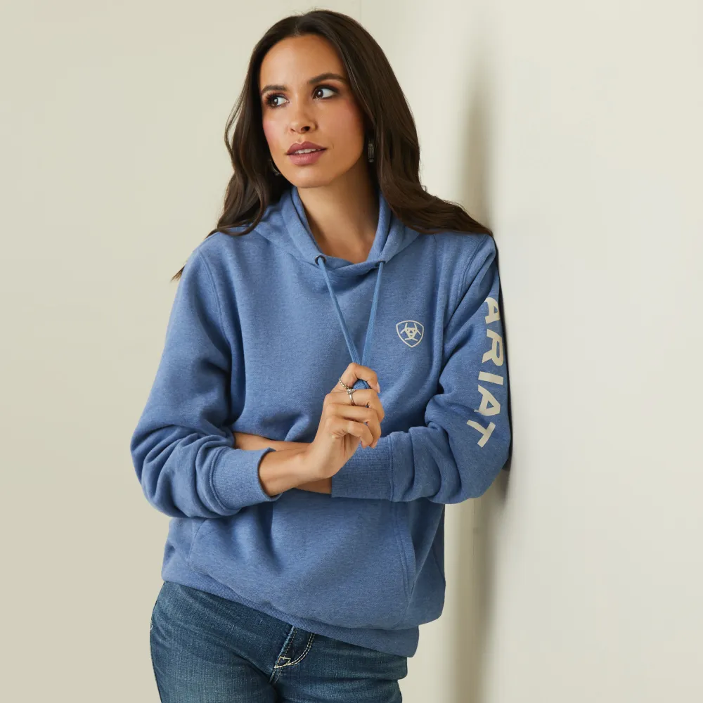 Versatile Ariat Womens Logo Hoodie | Outerwear | Blue