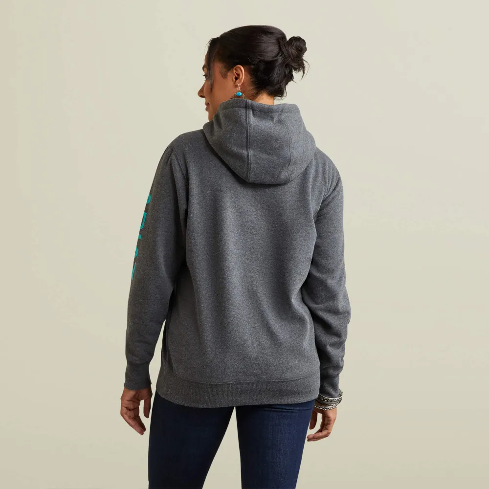 Versatile Ariat Womens Logo Hoodie | Outerwear | Grey