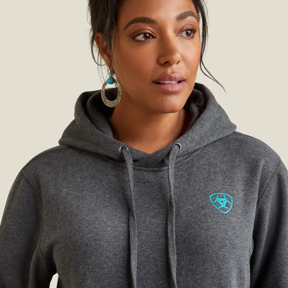 Versatile Ariat Womens Logo Hoodie | Outerwear | Grey