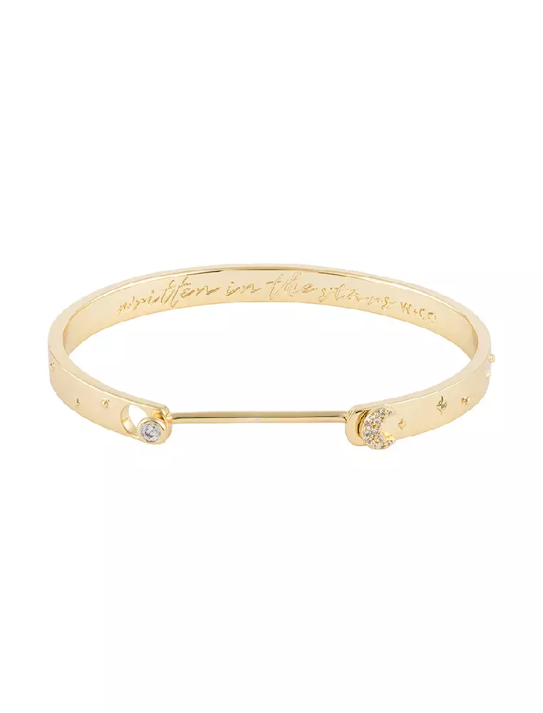 Wanderlust + Co Constellation Gold Mantra Bangle