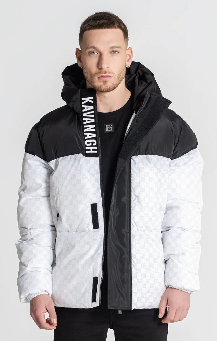 White Clone Puffer Jacket