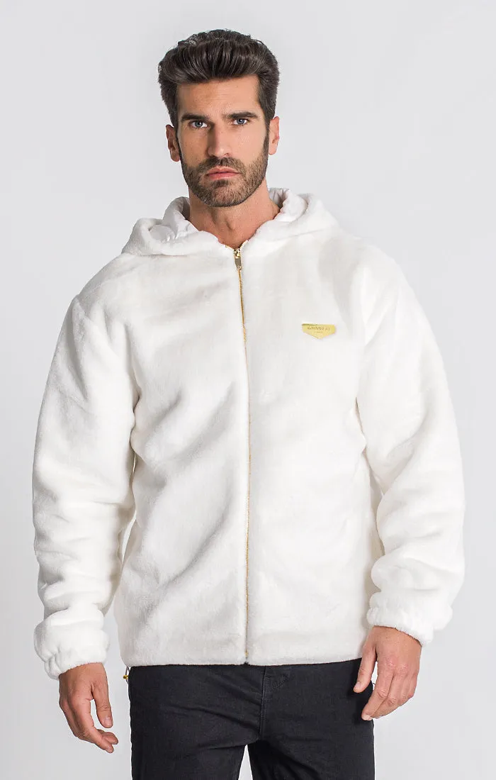 White Newcastle Hoodie Jacket