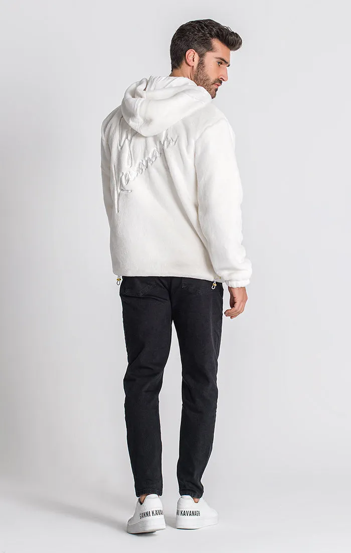 White Newcastle Hoodie Jacket