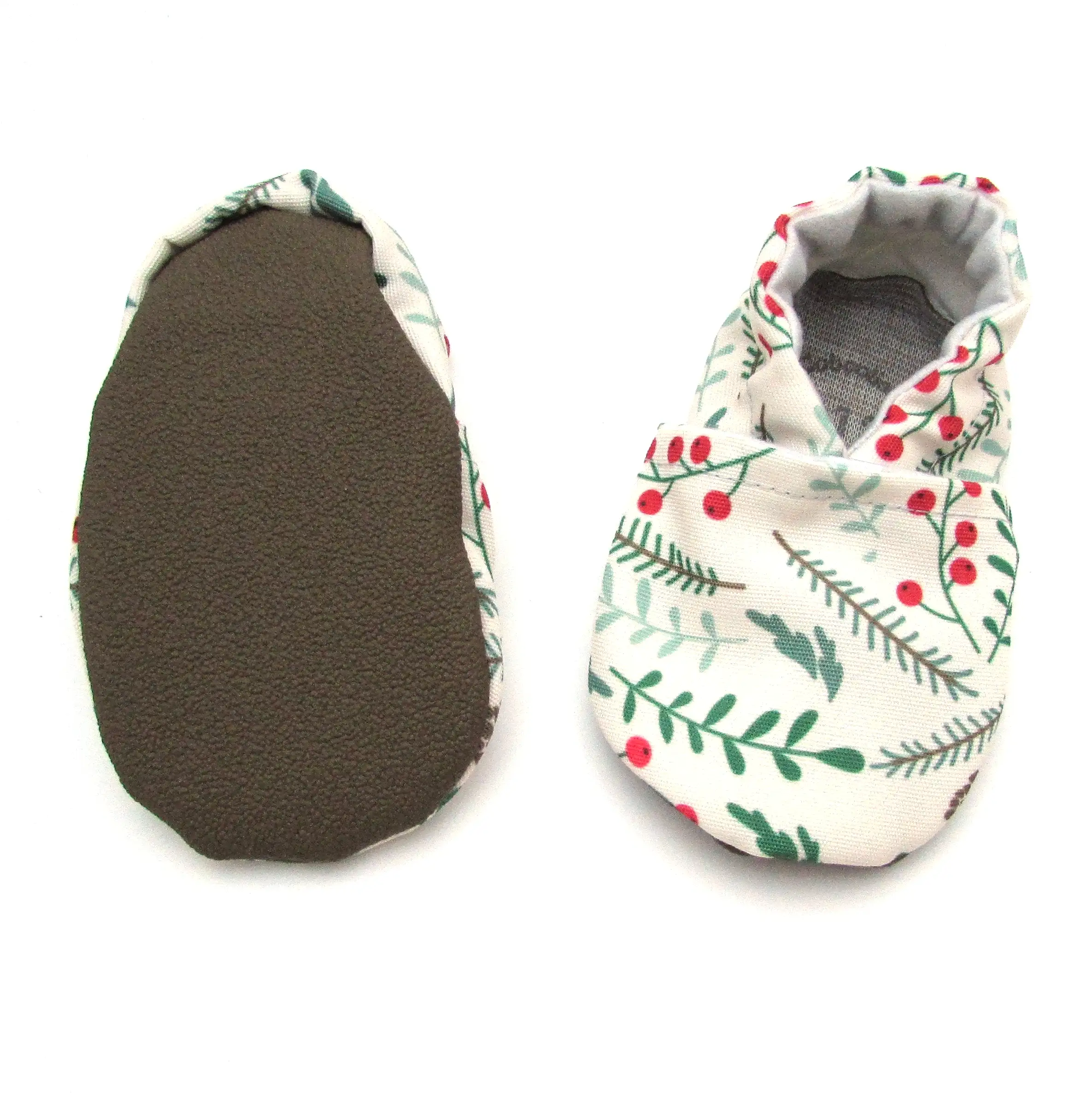 Winter Foliage Eco-Canvas Baby Shoes