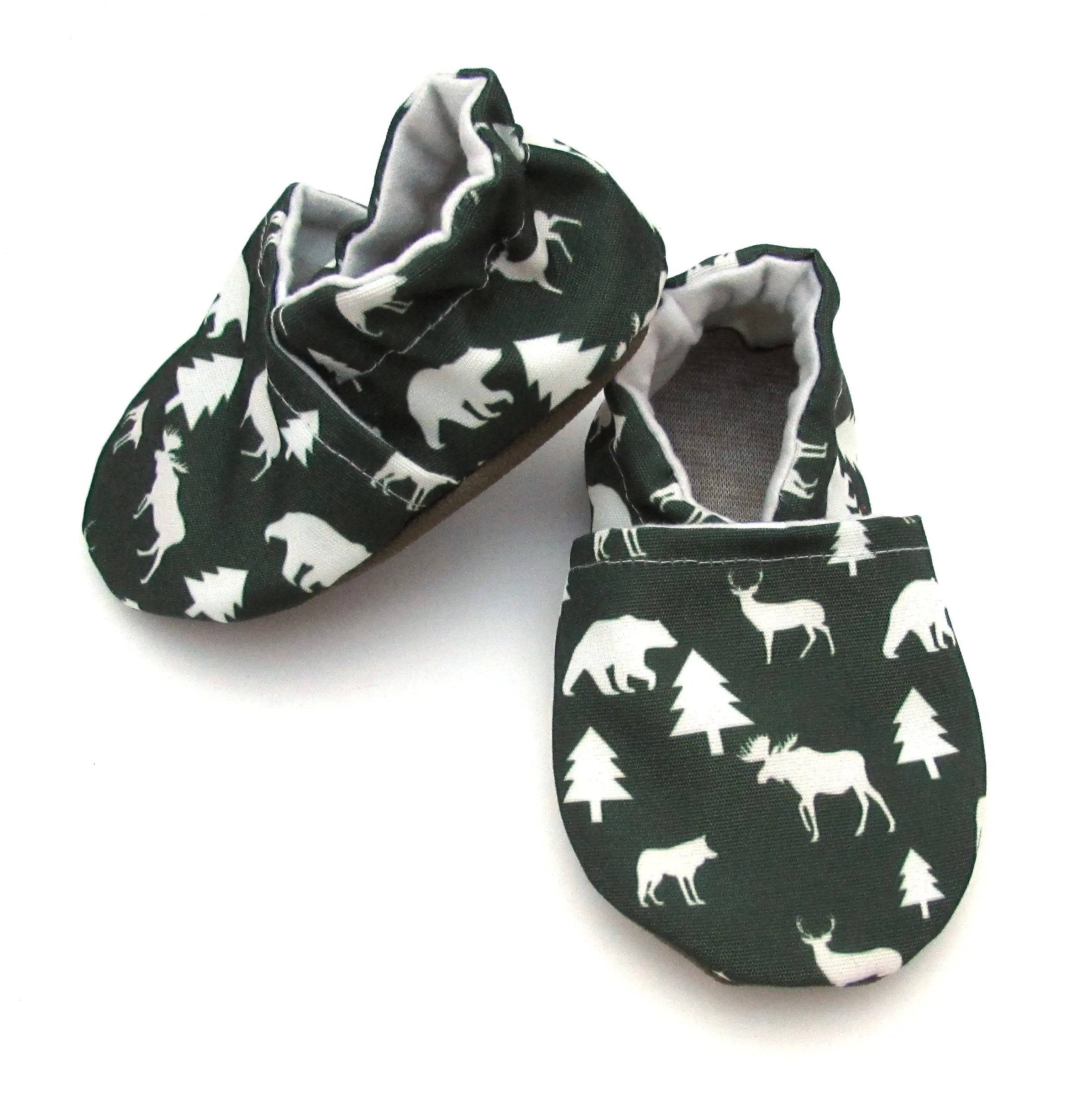 Winter Woods Eco-Canvas Baby Shoes