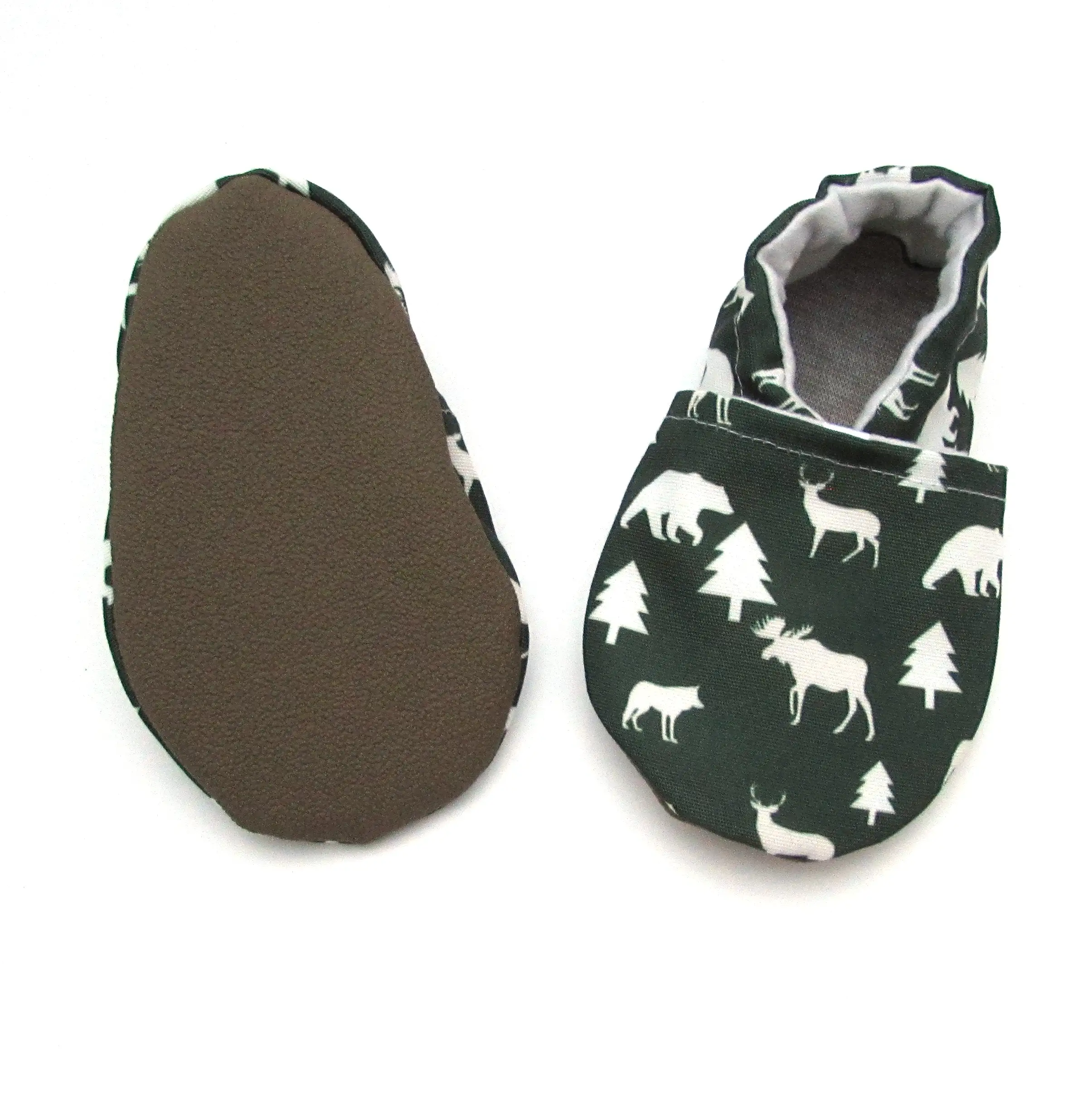 Winter Woods Eco-Canvas Baby Shoes