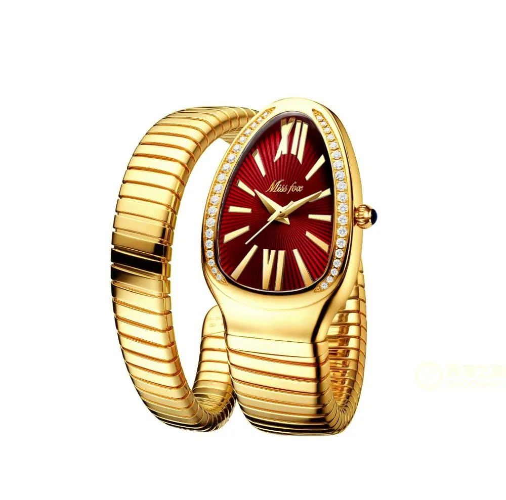 Women's Watches Snake Shape Luxury Wrist Watch For Women