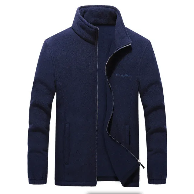 Xituodai Men's Fleece Jacket Autumn Spring Large Size Big and Tall Men Clothing Jacket Liner Cardigan Plus Size Coat Male 9XL 8X